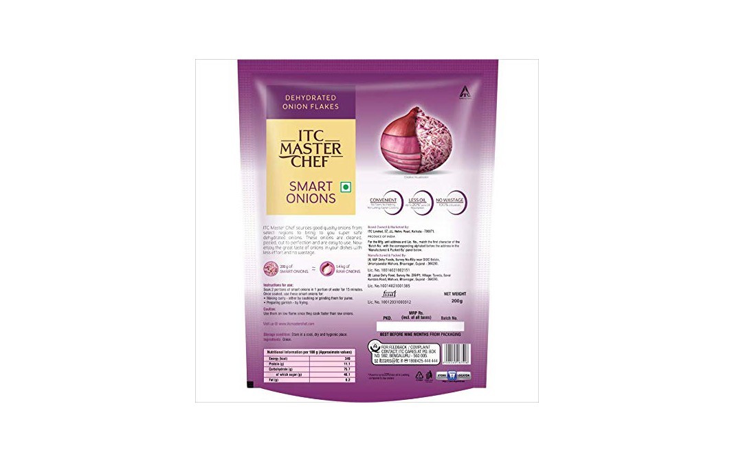 ITC Master Chef Smart Onions    Pack  200 grams